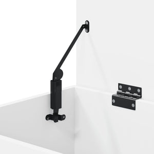 Cassapanca Bianca 84x42x46 cm in Legno Ingegnerizzato 803056