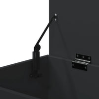 Cassapanca Nera 84x42x46 cm in Legno Ingegnerizzato 803057