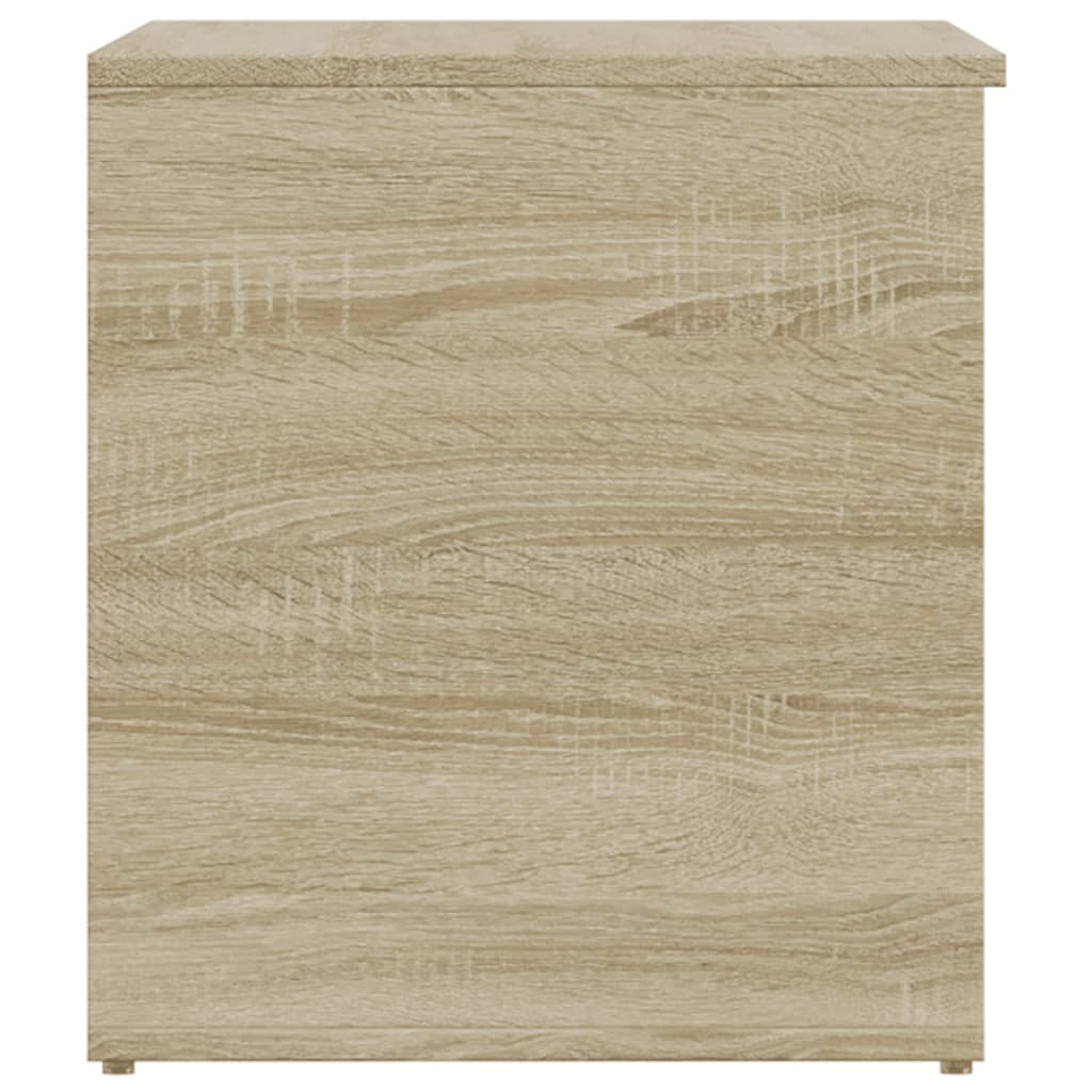 Cassapanca Rovere Sonoma 84x42x46 cm in Legno Ingegnerizzato 803059
