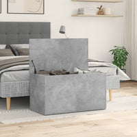 Cassapanca Grigio Cemento 84x42x46 cm in Legno Ingegnerizzato 803060