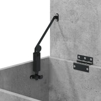 Cassapanca Grigio Cemento 84x42x46 cm in Legno Ingegnerizzato 803060