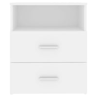 Comodino Bianco 50x32x60 cm 803272