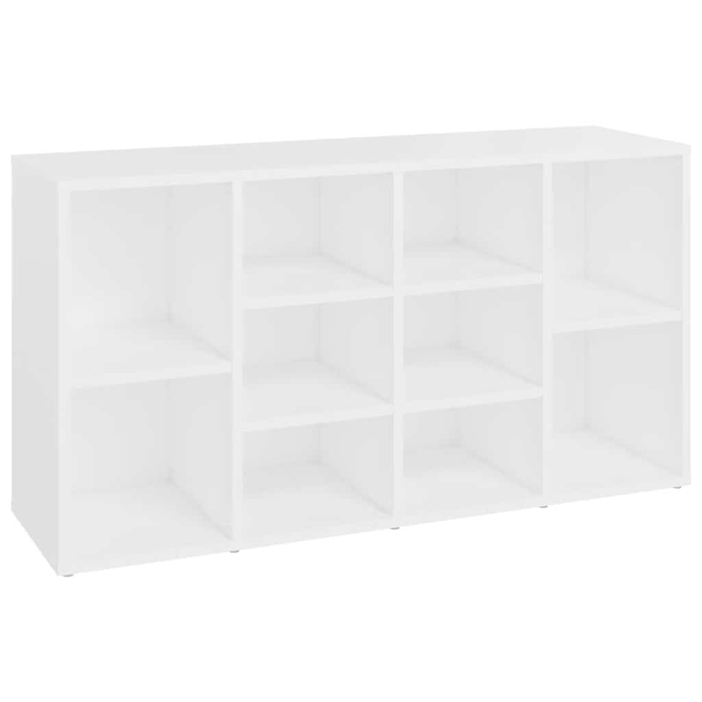 Scarpiera con Panchina Bianco 103x30x55 cm in Multistrato 803290