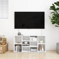 Scarpiera con Panchina Bianco 103x30x55 cm in Multistrato 803290