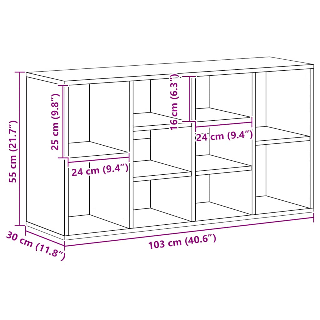 Scarpiera con Panchina Bianco 103x30x54,5 cm in Multistrato cod mxl 45686