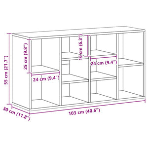 Scarpiera con Panchina Bianco 103x30x54,5 cm in Multistrato cod mxl 45686