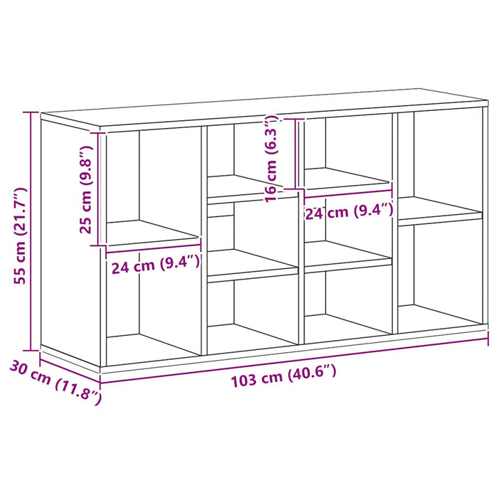 Scarpiera con Panchina Bianco 103x30x54,5 cm in Multistrato cod mxl 45686