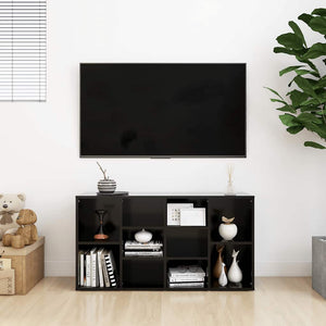 Scarpiera con Panchina Nera 103x30x55 cm Legno Multistrato 803291