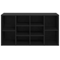 Scarpiera con Panchina Nero 103x30x54,5cm Truciolato cod mxl 42033