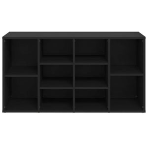 Scarpiera con Panchina Nero 103x30x54,5cm Truciolato cod mxl 42033