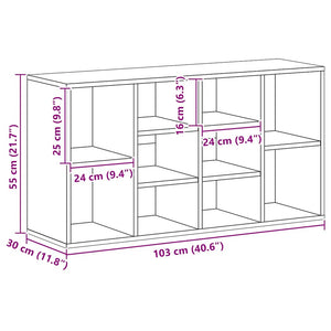 Scarpiera con Panchina Nera 103x30x55 cm Legno Multistrato 803291