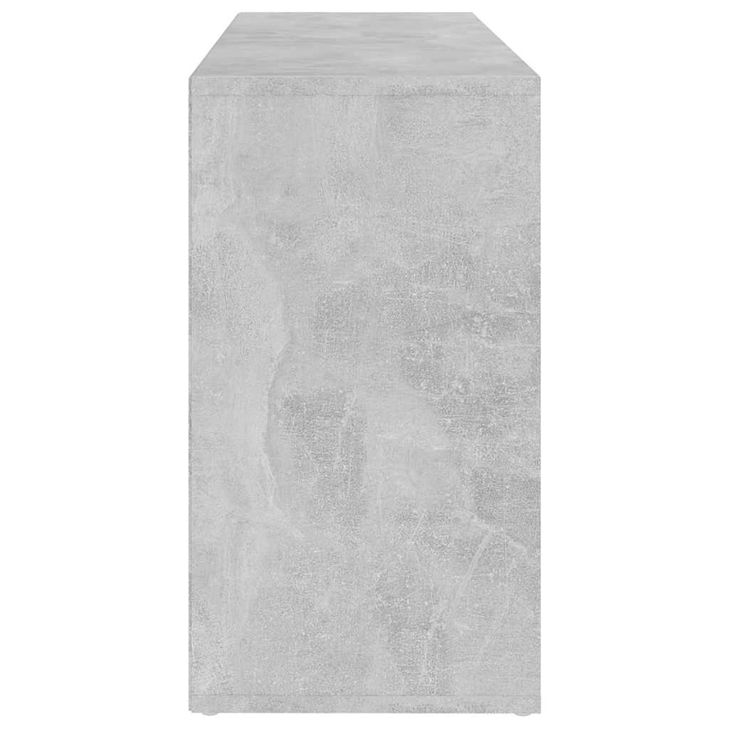 Scarpiera con Panchina Grigio Cemento 103x30x55cm Multistrato 803294