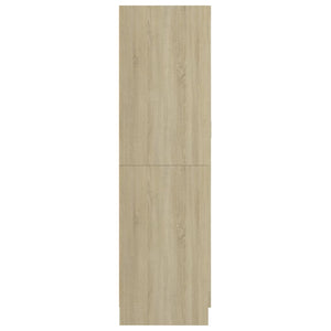 Armadio Rovere Sonoma 82,5x51,5x180 cm in Legno Multistrato 803437