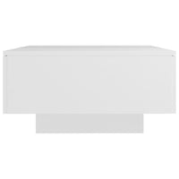 Tavolino da Salotto Bianco 90x60x31 cm in Legno Multistrato