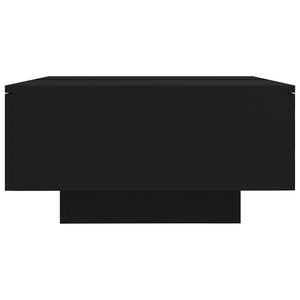 Tavolino da Salotto Nero 90x60x31 cm in Truciolato