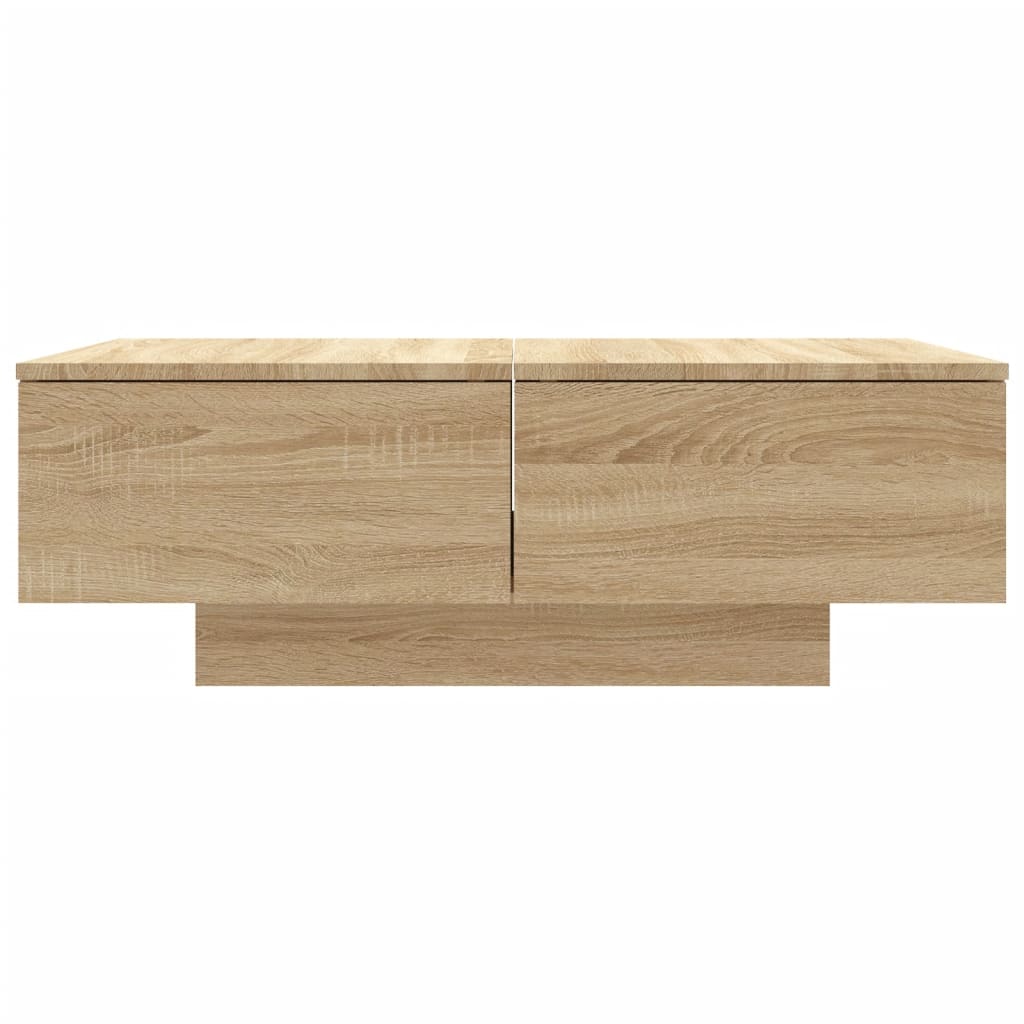Tavolino da Salotto Rovere Sonoma 90x60x31 cm Legno Multistrato 804178