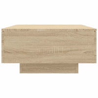 Tavolino da CaffÃ¨ Rovere Sonoma 90x60x31 cm in Truciolato cod mxl 14824