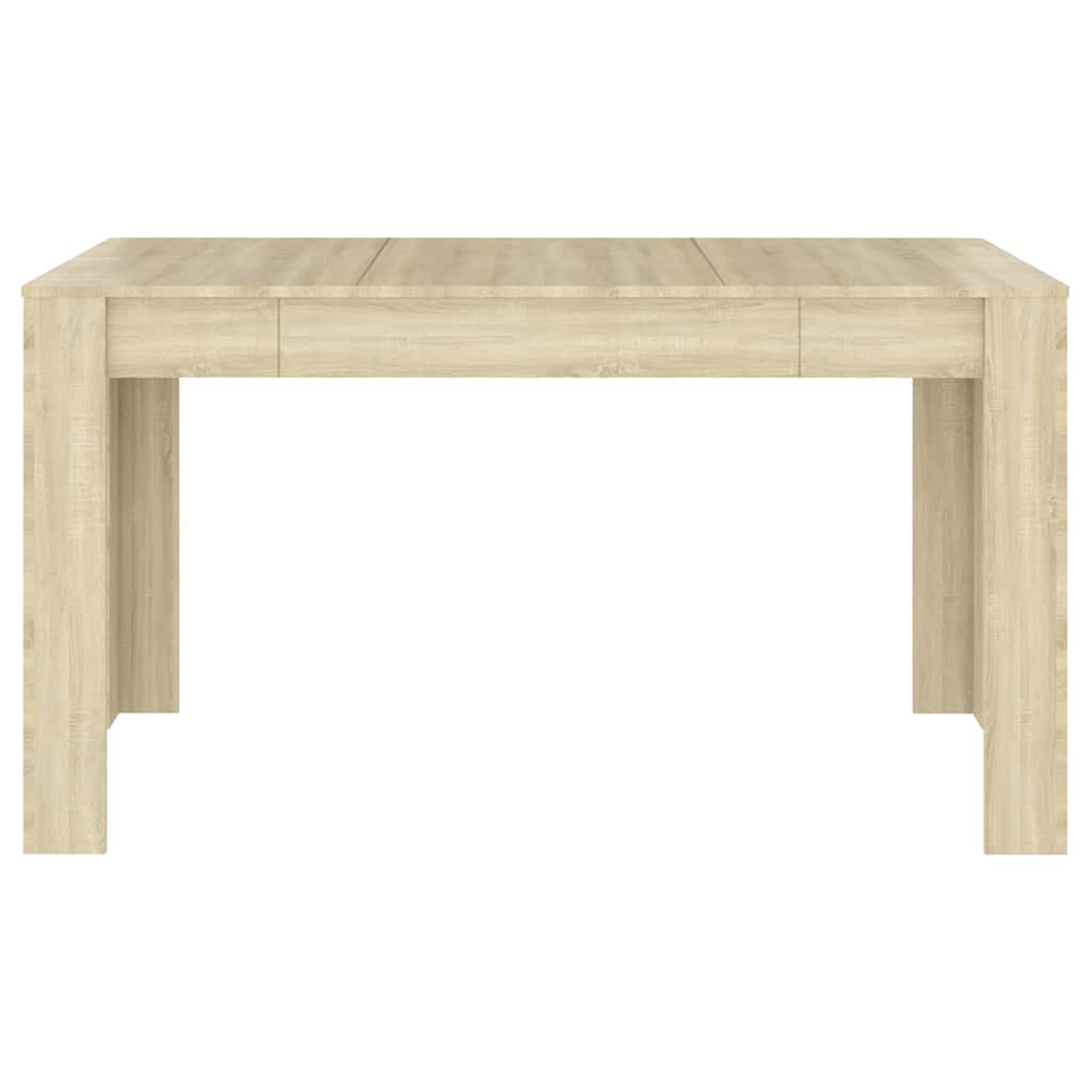 Tavolo da Pranzo Rovere Sonoma 140x74,5x76 cm in Truciolato