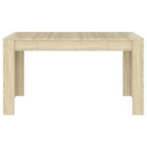 Tavolo da Pranzo Rovere Sonoma 140x74,5x76 cm in Truciolato