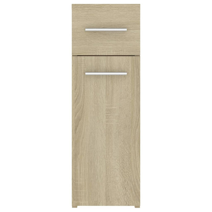 Armadietto da Farmacia Rovere Sonoma 20x45,5x60 cm Truciolato cod mxl 49591