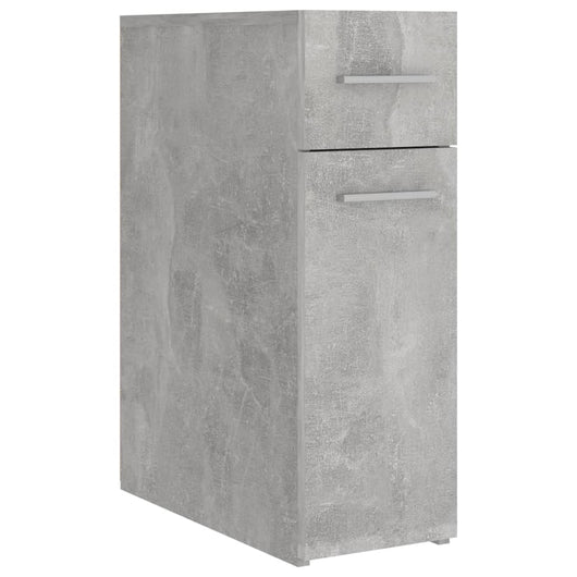 Armadietto da Farmacia Grigio Cemento 20x45,5x60 cm Multistrato 804215