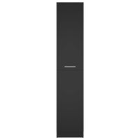 Armadietto da Farmacia Nero 30x42,5x150 cm in Legno Multistrato 804221