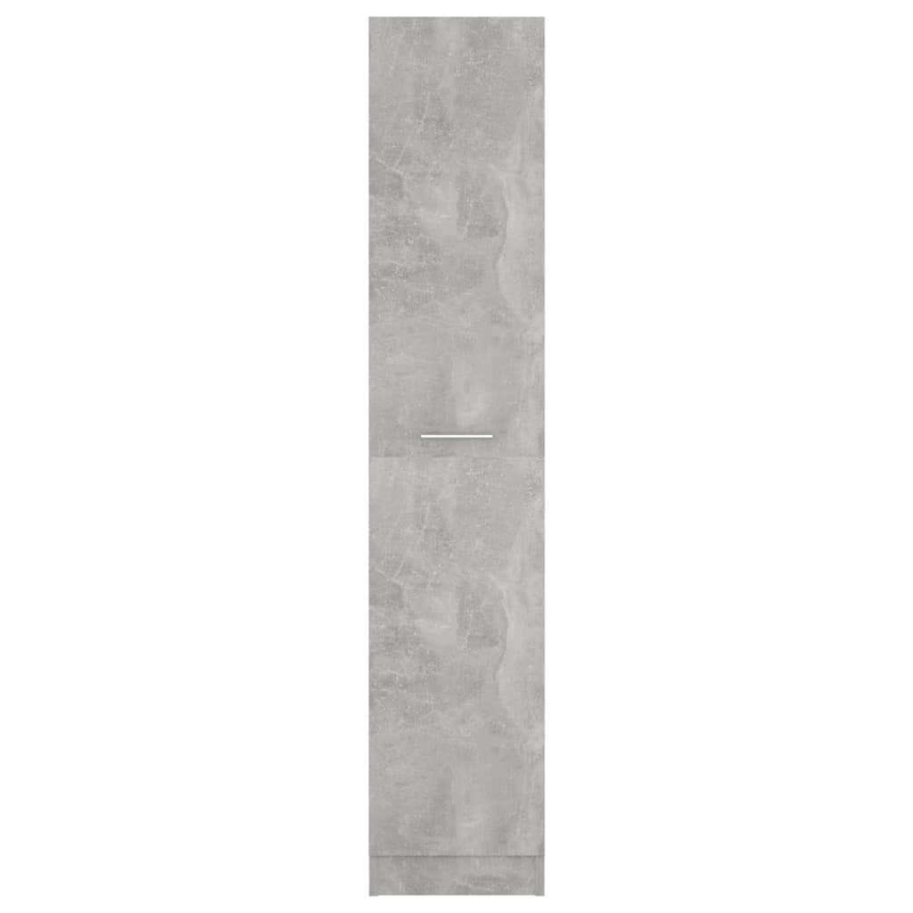 Armadietto da Farmacia Grigio Cemento 30x42,5x150cm Multistrato 804224