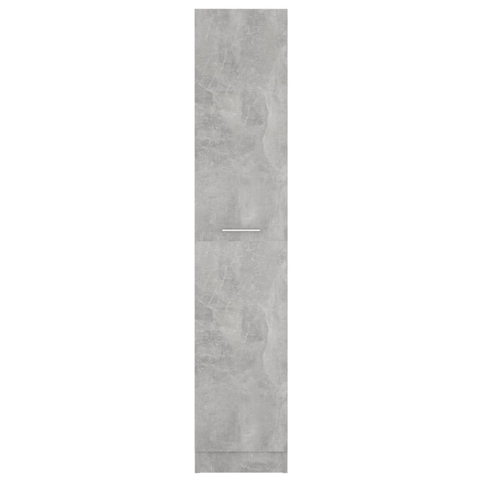 Armadietto da Farmacia Grigio Cemento 30x42,5x150cm Multistrato 804224