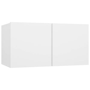 Mobili Porta TV Sospesi 3 pz Bianco 60x30x30cm  cod mxl 23957