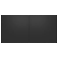 Mobili Porta TV Pensili 2pz Neri 60x30x30 cm 804512