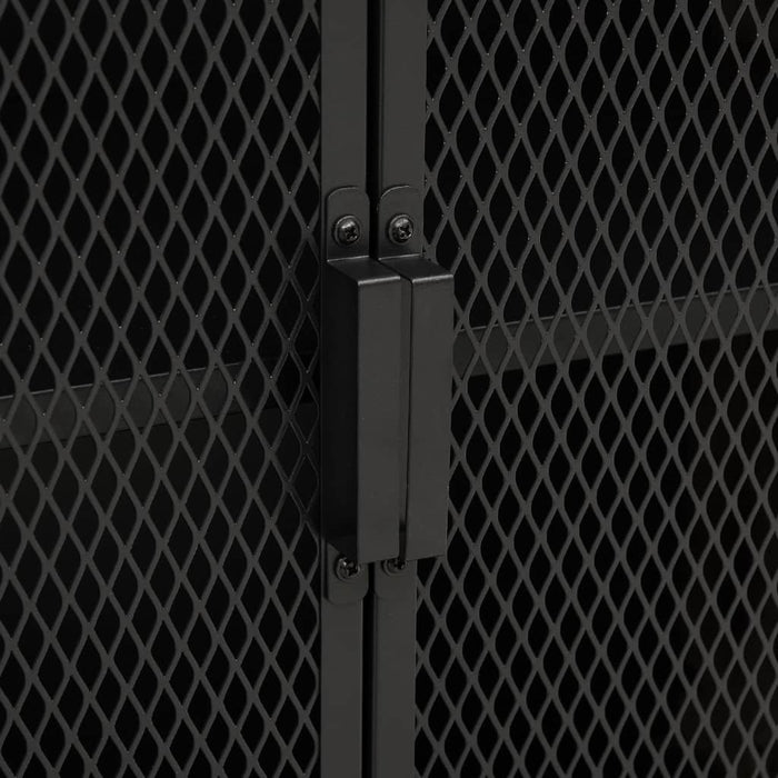 Armadietto Marrone Rustico 72x36x82 cm in Metallo e MDF 335907