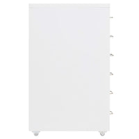 Schedario Mobile Bianco 28x41x69 cm in Metallocod mxl 130103