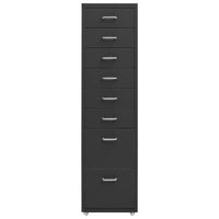 Schedario Mobile Antracite 28x41x109 cm in Metallocod mxl 130092