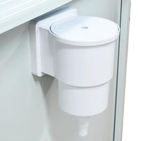 Piscina con Pareti in Acciaio Rotonda 460x120 cm Bianca 93262