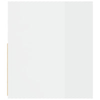 Comodini 2 pz con LED Bianco Lucido 60x35x40 cm cod mxl 53259