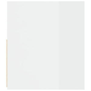 Comodini 2 pz con LED Bianco Lucido 60x35x40 cm cod mxl 53259