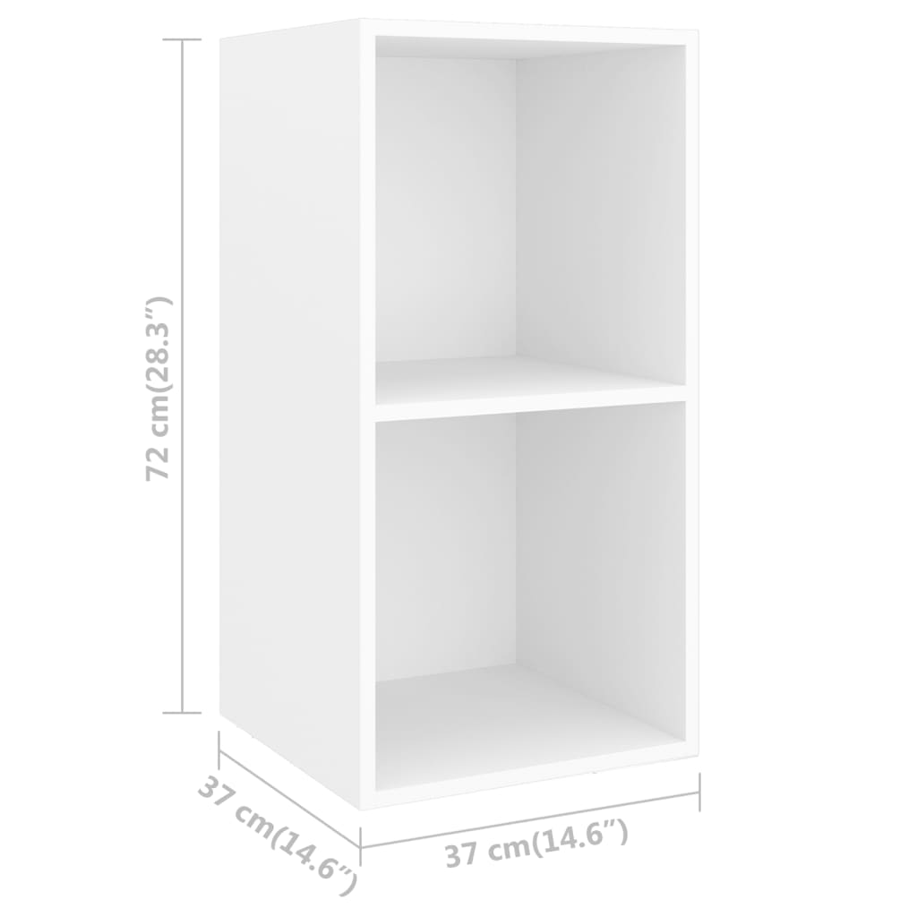 Set Mobili Porta TV 3 pz-Set di 3 Credenza per TV Bianco in Legno Multistrato 202623