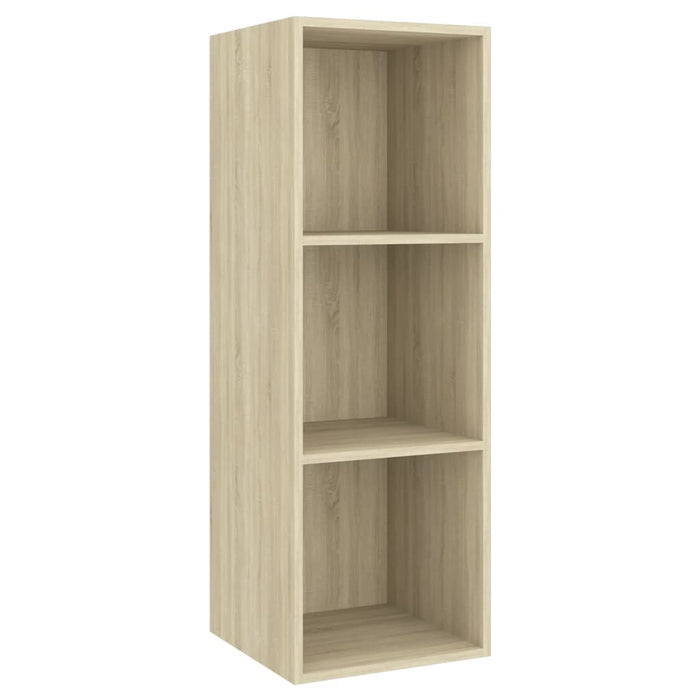Set Mobili TV 3 pz-Set di 3 Credenza per TV Rovere Sonoma in Legno Multistrato