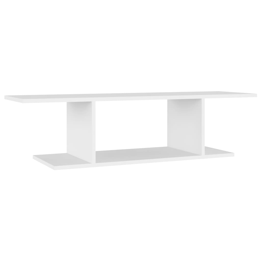 Mobile Porta TV-Credenza TV a Parete Bianco 103x30x26,5 cm