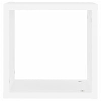 Mensole Parete a Cubo 2 pz Bianche 30x15x30cm cod mxl 61004