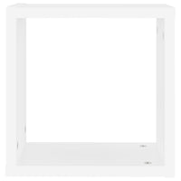 Mensole Parete a Cubo 6 pz Bianche 30x15x30 cm 807000