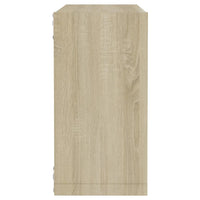 Mensole da Parete a Cubo 2 pz Rovere Sonoma 30x15x30 cm cod mxl 56211