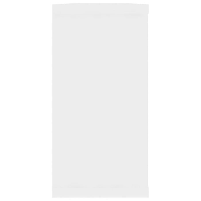 Mensole Parete a Cubo 2 pz Bianco 100x15x30 cm in Multistrato 807079