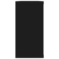 Mensole Parete a Cubo 4 pz Nero 100x15x30 cm in Truciolato cod mxl 52110