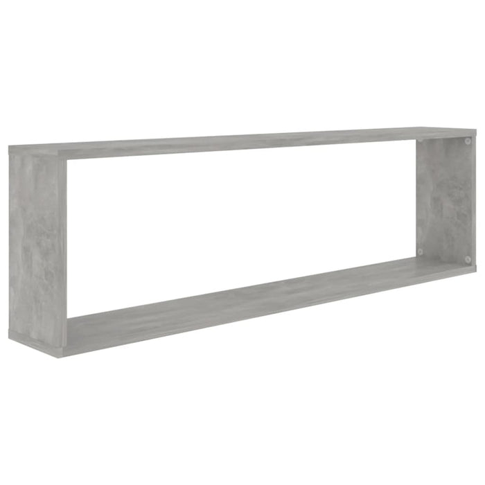 Mensole a Cubo 2 pz Grigio Cemento 100x15x30 cm in Truciolato cod mxl 51865