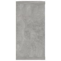 Mensole a Cubo 2 pz Grigio Cemento 100x15x30 cm in Truciolato cod mxl 51865