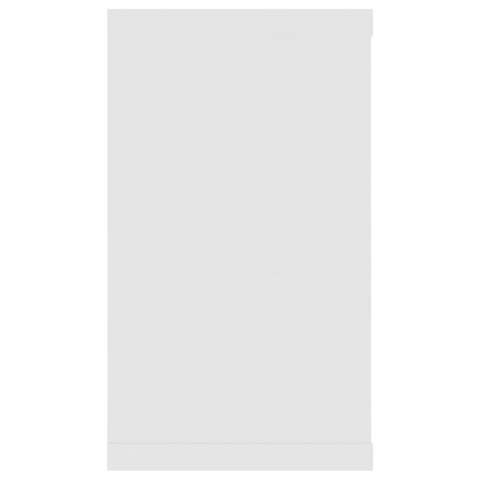 Mensole Parete a Cubo 4pz Bianco 80x15x26,5cm Legno Multistrato 807107