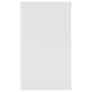 Mensole Parete a Cubo 4pz Bianco 80x15x26,5cm Legno Multistrato 807107