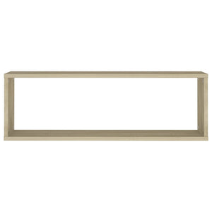 Mensole Parete Cubo 2pz Rovere Sonoma 80x15x26,5cm Multistrato 807115