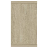 Mensole Parete Cubo 2pz Rovere Sonoma 80x15x26,5cm Multistrato 807115